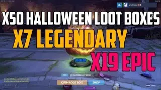 Overwatch x50 Halloween Loot Boxes x7 Legendary x19 Epic
