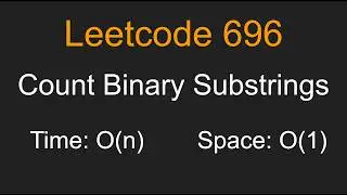 Count Binary Substrings - Leetcode 696 - Python