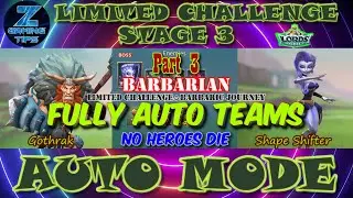 Barbarian Limited Challenge Stage 3 | Barbaric Journey Stage 3 (2 Fully Auto Teams) - Part 3