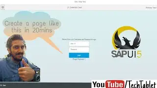 11. SAPUI5 Fiori Tutorial - Login Page in 15mins - XML View