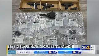 3 teens arrested after traffic stop uncovers drugs, weapons on northeast side of Indianapolis