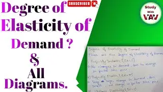 What is Degree Of Elasticity Of Demand ||All Diagrams Of Elasticity of Demand||In Business Economics