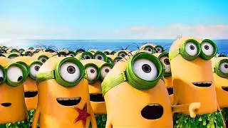 «Банан : история миньонов» 🍌 (СУПЕРНАРЕЗКА из «Миньонов» 1 + 2) ⚡ 4K