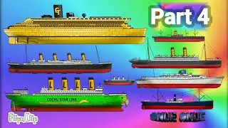 SHIPS FAMOUS SINKING in FlipaClip ⚓️🚢 Part 4
