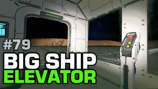 Space Engineers - Big Ship Elevator (No Jetpack Survival)