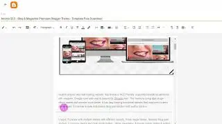 Antinia SEO   Blog & Magazine Premium Blogger Theme   Template Free