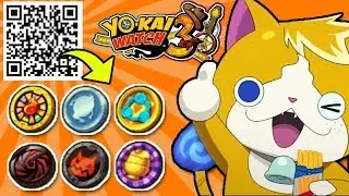 100+ QR Codes for RARE CRANK-A-KAI COINS in Yo-kai Watch 3