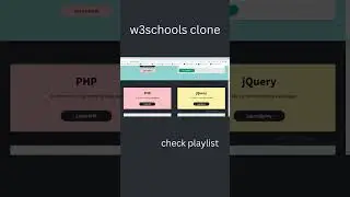 w3schools clone 