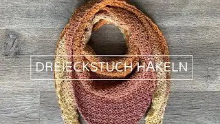 Dreieckstuch häkeln für den Frühling