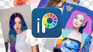 I EDIT BLACKPINK HAIR COLOR USING IBIS PAINT #blackpink #ibispaintx #edits