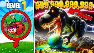 Turning From A Bug To DINOSAUR in Roblox!!