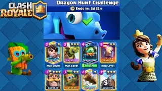 New Best Deck for Dragon Hunt Challenge |Clash Royale