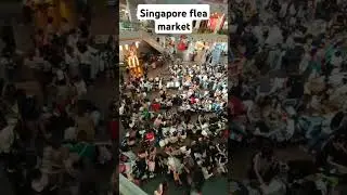 Singapore biggest flea market #luggagemarket #fleamarket #singapore #youtubeshorts #ytshorts