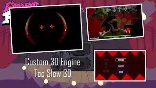 FNF Sonic Exe Too Slow - 3D Edition