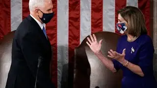 A joint session of Congress resume Electoral College vote counting after unrest at Capitol