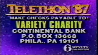 Retro Telethon 87 Commercial 1987 WPVI TV 6 Philadelphia