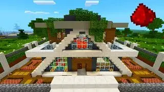 MCPE - ULTRA Redstone Smart House (40+ REDSTONE CREATIONS)