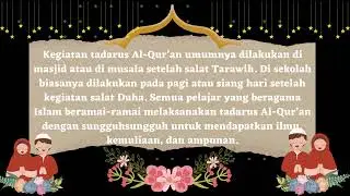 MATERI PAI KELAS 5 SD PELAJARAN 9 // INDAHNYA SHALAT TARAWIH DAN TADARUS AL-QUR'AN