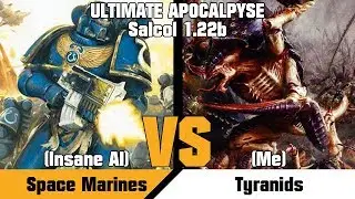 Tyranids (me) vs SM (Insane AI) | Ultimate Apocalypse Salcol | Dawn of War: Soulstorm