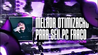 A MELHOR OTIMIZAÇÃO PARA SEU PC/FRACO 🔥🚀 GANHE FPS EM JOGOS ✅ 0 LAG 2025 🔥🚀 PARTE 1 FREEFIRE