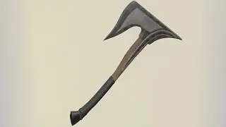 Making A Viking Axe In Blender - Modeling Timelapse