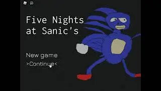 five night at saniccccc [night 2 frist time]