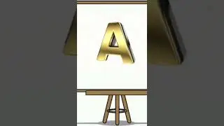 3D alphabet band #animation #numberbandandalphabetband #abcd