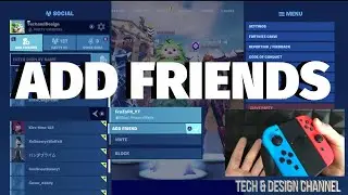 How to Add Friends in Fortnite - Nintendo Switch | Fortnite Battle Royale
