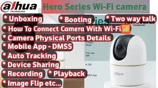 Dahua Wifi Hero A1 camera | Complete Setup Guide for configuration |DH-H2A| Dahua HERO Series|हिंदी