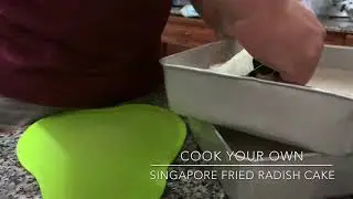 Dinner is Singapore Fried Radish Cake