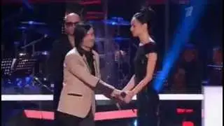 Голос-2. Гела Гуралиа и Полина Конкина - `Tell him`
