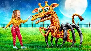 خمن الوحش اللى عند السرير بدورين! الزرافة في زووشوسيس!