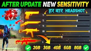 After Update New Sensitivity Settings | Free Fire Max Auto HeadShot Sensitivity | Garena Free Fire