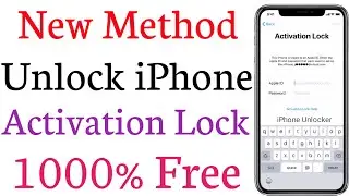 1000% Free Unlock iPhone Activation Lock | Unlock iPhone iCloud Lock