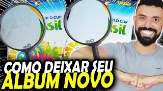 APRENDA a RESTAURAR seu ÁLBUM de FIGURINHA