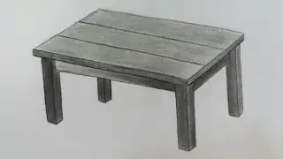 Como Dibujar Una Mesa FACIL ✍✔