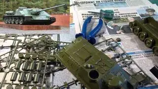 Assembling SAU model SU-100 / Assembling SAU model SU-100 1/35 ZVEZDA
