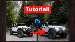 How to Add LENS FLARE in Photoshop - TUTORIAL
