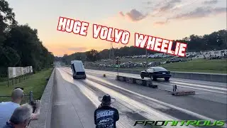 Insane Volvo Wheelie