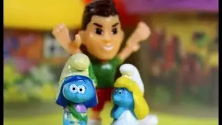 Mecz z Ronaldo | Teen Idols Kinder Joy & Stikeez Smerfy LIDL | Bajki Dla Dzieci