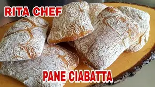 ⭐ITALIAN BREAD by RITA CHEF - Homemade Ciabatta bread.