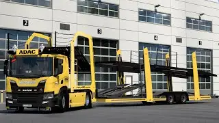✅ETS2 1.44⚪КАТАЕМ СБОРКУ КАРТ SCANIA P CAR TRANSPORTER