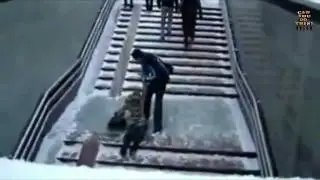 Can You Do This? - Winter Icy Stairs
