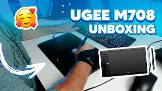 MESA GRANDE E BARATA? Ugee M708 | Unboxing & Review!