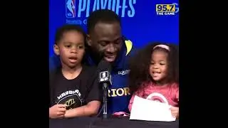 Draymond Green said he was in the gym last night with his son DJ, who replied “No I wasn’t.” 😂