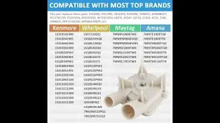 Whirlpool Washer Model WTW5300SQO Drain Pump BUY Replacement Part #3363394 to replaces #3352293, $15