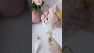 Цветок из крема