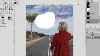 GIMP tutorial - how to delete a selection