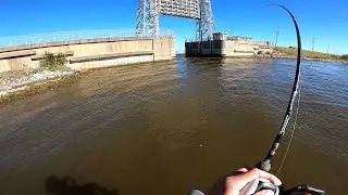 fishing TEXAS CITY dike flood gates