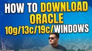 How to download Oracle 10g in windows 10